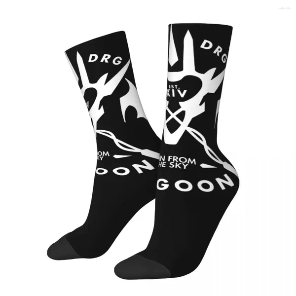 Meias masculinas meias loucas engraçadas para homens dragoon hip hop harajuku Final Fantasy Role Jogo Happy Quality padrão