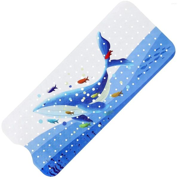 Tappetini da bagno extra grande anti-slip 100x40 cm balena balena per balene per vasca non slip per bambini bambini tappeti per bambini