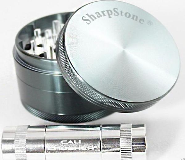 2015 New Metal Herb Grinder Sharp Stone 4 Parts 50mm Tobacco Herbal CNC Filter Filter Filter Vaporizador de caneta Vaporizador de caneta Vaporizador E 76661795