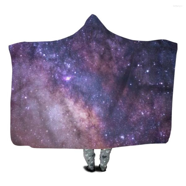 Одеяла звездного неба одеяло с толчкой шерпа для детей молодежь флисовые носимые тепло