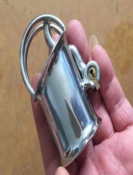 Мужчина из нержавеющей стали пенис пирсинг PA Puncture Lock Bondage Cock Device Device Sex Toy для мужчин для мужчин BDSM продукт S0498982836