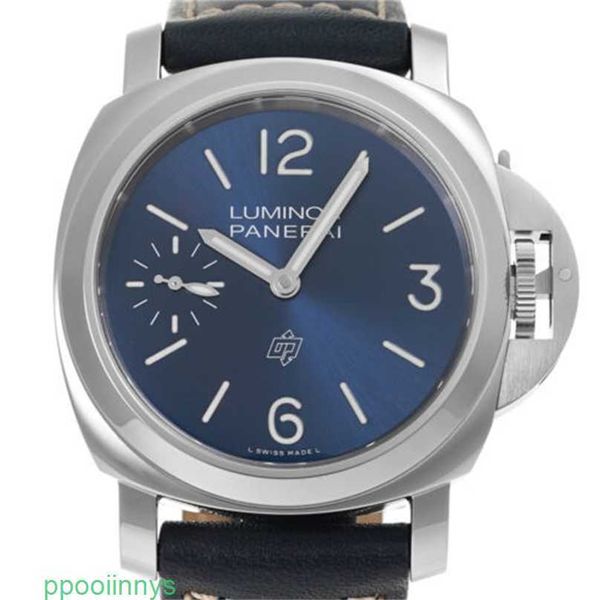 Luminous Watch Luminors Due Automatic Movement Watch Начаты на наручные часы Paneraiss Luminors Blue Mare PAM01085 TO127332 22IN