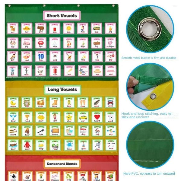 Aufbewahrungsboxen Story Map Segmented Card Hanging Bag-Veröffentlichung Back-to-School-Saison abnehmbar und austauschbar