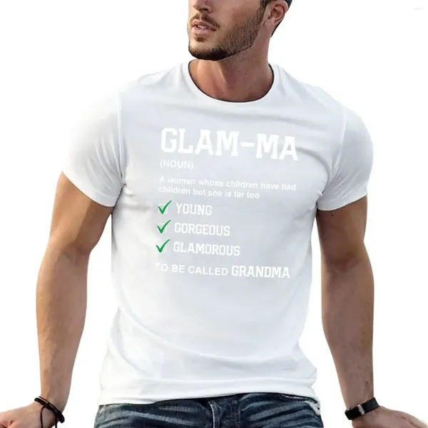 Tops canotte da uomo Glamma Shirt Nonna Gift per divertente nonna Chiama T-shirt