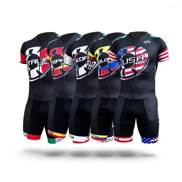 Set di corse MPC Speed ​​Roller Skiting Ciclismo Fast Ciclismo senza skinsuit di cushiontriathlon Maillot