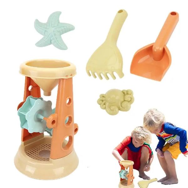 Childrens Beach Rake Toy Beach Beach Rake Toy Beach Shovel Boy and Girl Sand Pit Phy Set incoraggia genitori e bambini a interagire 240429