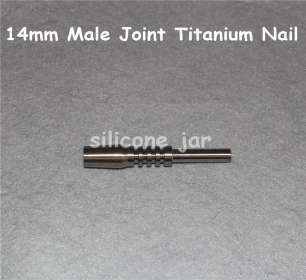Strumento elettrico in un chiodo in titanio Gr2 gr2 da 14 mm per maschio per il silicone unghie Bong Ti in vetro 4489213