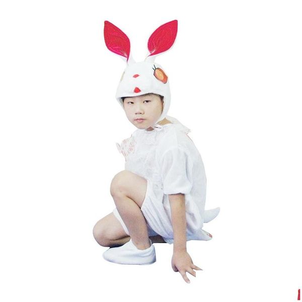 Dancewear Smart e adorabili piccoli animali in Childrens gioca a Red Rabbits Performance Costumi Deliver Delivery Kids Kids Materni DHLB3