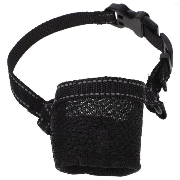 Collari per cani muso antimannati la maschera per medio outdoor doggy poliestere cover