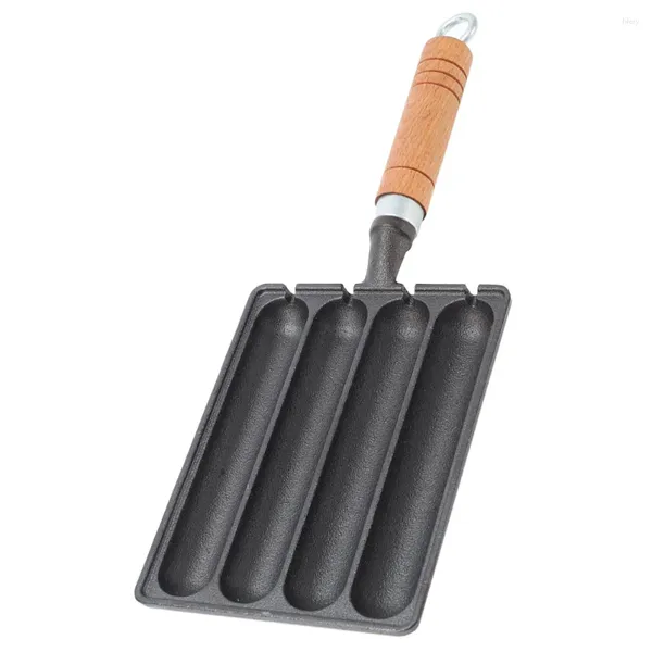 Taglie strumenti da cottura stampo barbecue bbq fai -da -te accessorio per esterno per barbecue alimentazione salsiccia grill alimentare a vapore in ferro a vapore