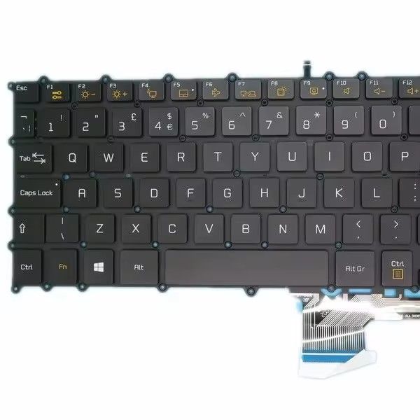 Teclado de laptop para LG 13Z980 Black Without Frame Lar