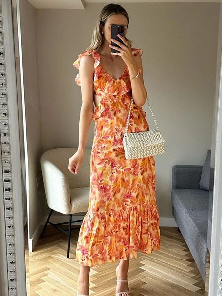 Fashion Floral Stampa Slip Maxi Dresses Women Sexy Sleeveless Long Dress Female Cavalna Out Beach Holiday Party 240506