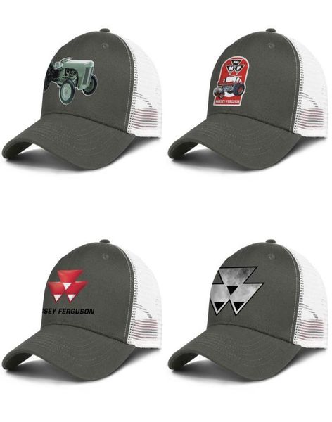 Massey Ferguson Vintage alte Herren und Frauen verstellbare Trucker -Meshcap -Design leere klassische klassische Baseballhats Farm Traktorschild MAS2648695