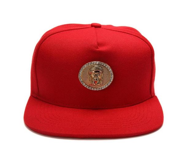 Hip Hop Jesus Baseball Cap Blue Red Black Snapback per uomini Cotton Casuali Regolable MENS UNISEX HATS5592641