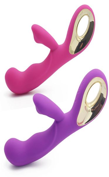 Toys per masturbazione femmina di coniglio ricaricabile USB Double Vibranting Magic Magic Wand Massager Sex Toy3796921 per adulti