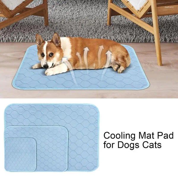 Подушка без скольжения самостоятельно охлаждающая коврика для летнего одеяла для питомца для питомника для кровати питомника для дивана
