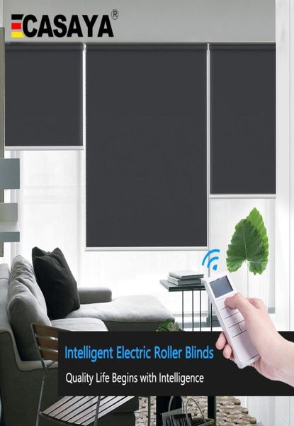 Cegas motorizadas de Casaya Cegas motorizadas DIA E BLACKOUT Blinds elétricos Recarregáveis Motor tubular Smart Blhors para HomeOffice T1501465