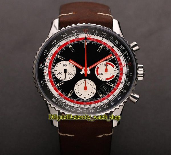 V9F Top B01 AB01211B1X2 Swissair Special Edition ETA A7750 Automatische Chronographen Mens Watch Wege Rotation Lünette Sport Stoppwat4165299