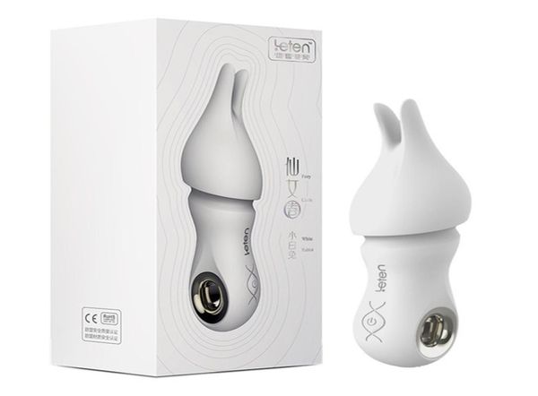 Leten Rabbit Mini Bullet Vibrator 10 Speed Clitoris Timulador de clitóris de clitóris de clitóris vibratória brinquedos sexuais eróticos para mulher Q14452682
