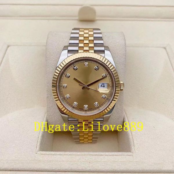 Automatico 3235 orologio meccanico Uomini 41mm Gold Sapphire Woman 126333 orologi maschili in oro intarsio intarsio intarsio