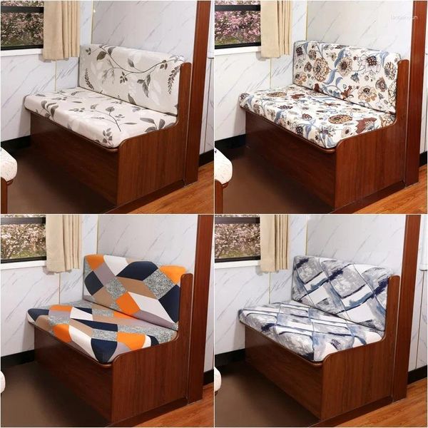 Camas de cadeira 2pcs/conjunto elástico RV Dinette Cushions Spandex Sofá Seat Slipcover Móveis Lavagem Protetor de Móveis para Camper