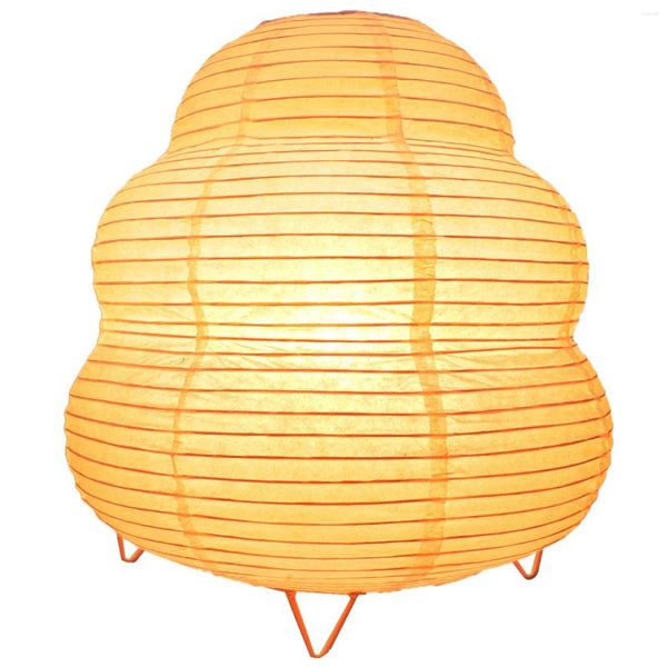 Lampade da tavolo carta lanterna lanterne da scrivania con luci sfumature del pavimento di riso camera da letto per giapponese