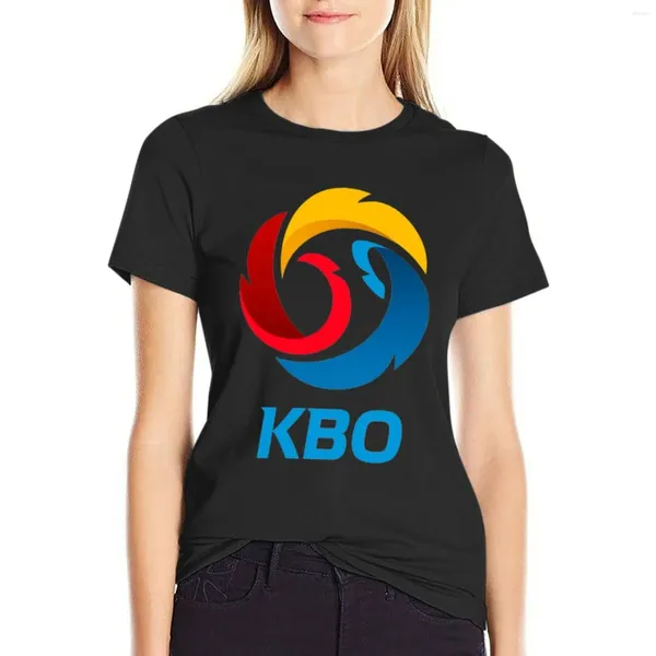 Polos femininos de beisebol coreano KBO T-shirt Tops fofos roupas de senhora roupas femininas