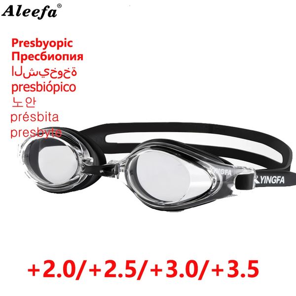 Erwachsene Schwimmbrillen Hyperopie Brille Lesebrille Presbyopie 240506