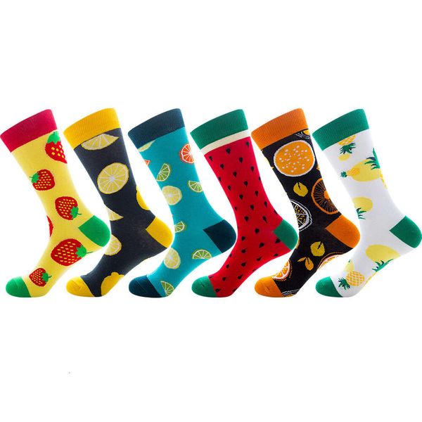 Herren Socken Gezeitensocken gekämmt Cotton Tide Marke Herren Socken Mittelröhrchen Socken Quallenfrüchte Schwimmkreis Frauen Socken NZ2D