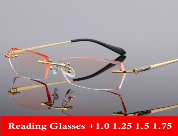 Occhiali da sole Vazrobe Gli occhiali da lettura maschio 10 125 175 20 25 275 30 Presbyopia uomini senza piede blu occhiali grigi marrone fra4630333