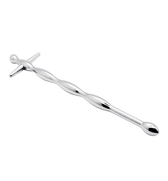 Romeonight Steel Tools Power Tools de 8 mm de aço inoxidável dilatador uretral uretral plug de pênis sexy para homens produtos sexuais eróticos brinquedos sexuais q1108848493