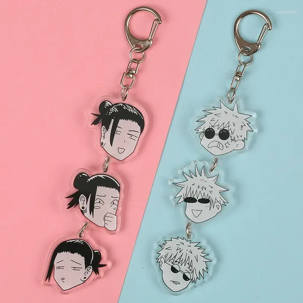 FESTIMENTO DE PARTE ANIME COSPLAY FONITY KEYCHANCHAIN LONGO GOJO SATORU GOTO SUGURU SACA PENANDO PENANDO CHEIRING Coleção de acessórios Acessórios