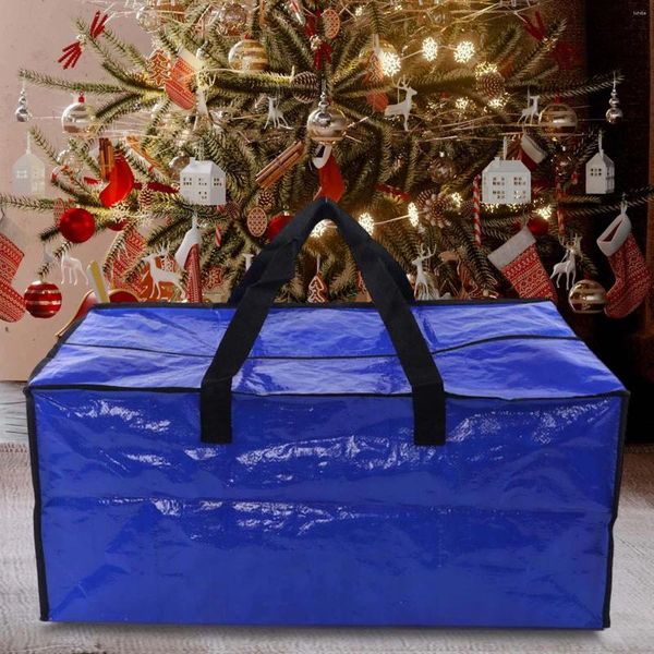 Stume da stoccaggio Organizzatore con cerniera per alberi di Natale Organizzatore Dustproof mobili da esterno Impermeabile per gli accessori per feste di Natale