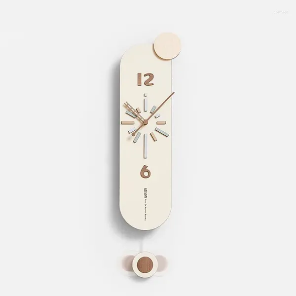 Orologi da parete classico orologio ptendulam arte nordica arredamento minimalista semplicità europea reloj de consaceri digitali mobili per la casa digitale