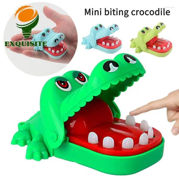 Favor de festas Toys complicados Descompressão de interação pai-filho Treine Atenção das crianças Mini crianças Cadeia-chave de crocodilo