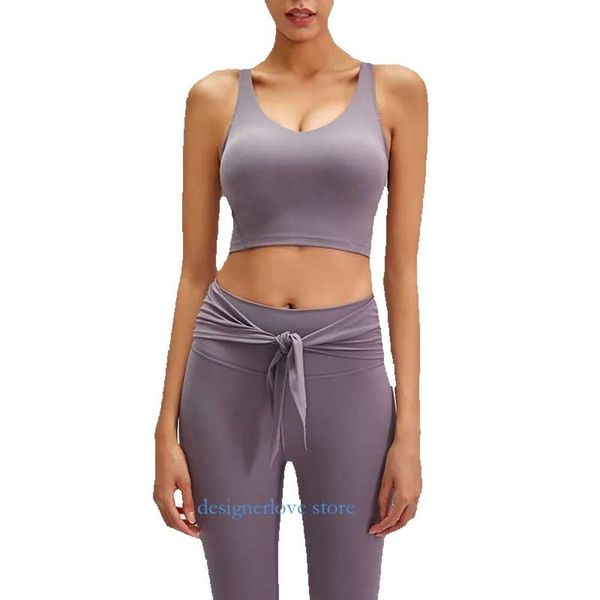 Fitnessstudio Align Tank Tops Yoga Sport Bra Camis Kleidung Damen Schockdorgendes Hochkraft Running Fitness unterWoren das Training u Back Weste sexy gepolsterte Frauen trendy Outfit