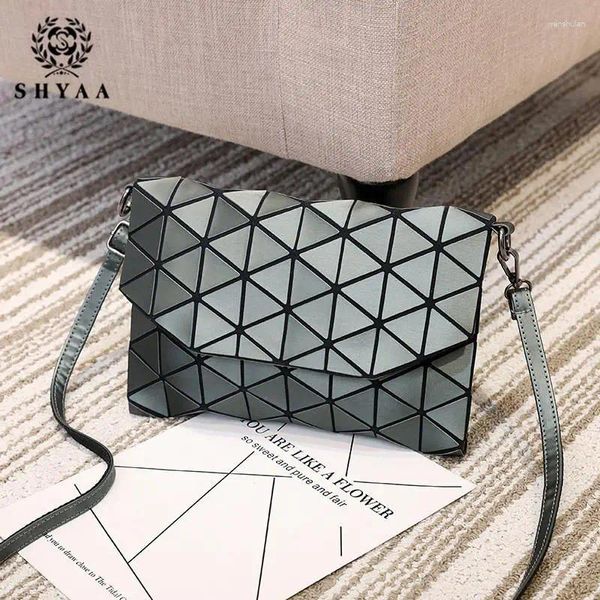 Сумки для плеча Shyaa Summer Ultra-Light Geometric Bag Sage 2024 Rhombic Clutch Sumbag Fashion Messenger