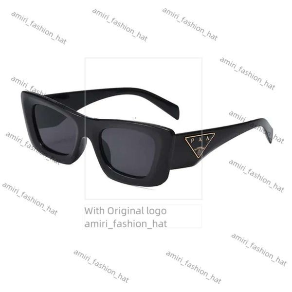 Prasda güneş gözlükleri PRA moda tasarımcısı P Mektup Kırmızı/Kırmızı Güneş Gözlüğü 50/21/140 Kadın 17D5S0 Kadın UV400 Oval Kedi-Gözlü Güneş Gözlüğü