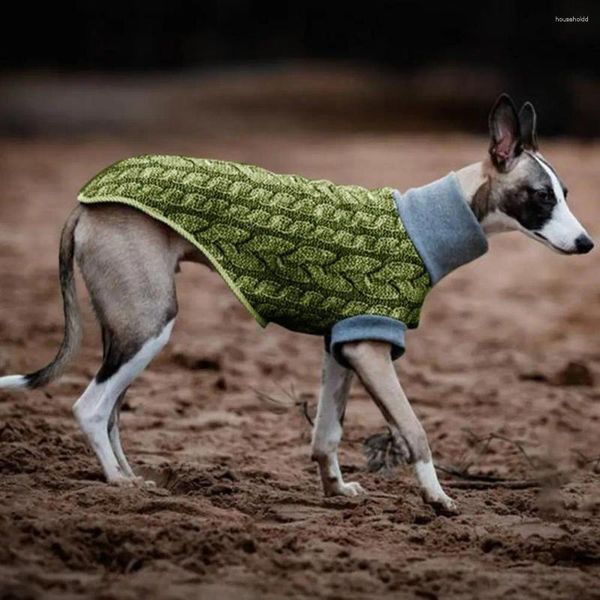 Hundebekleidung Pullover Haut-Touch gute Elastizität Rollkragenpullover Stick war warme Kleidung mittelgroße Hunde Katzen 2-beinige Pullover
