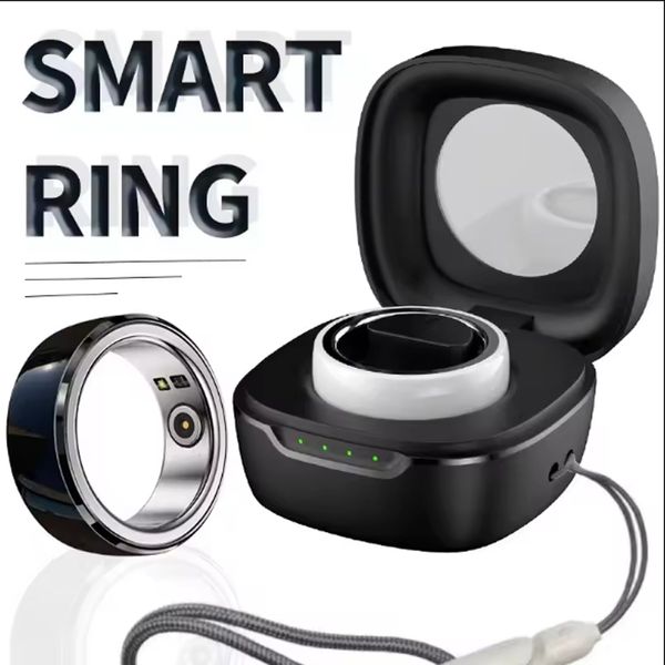 R8 Smart Ring tragbarer multi funktionaler wasserdichtes Ring IP68 Stütze zur Überwachung des Herzfrequenzbluts Blutsauerstofffinger Ring Wearable