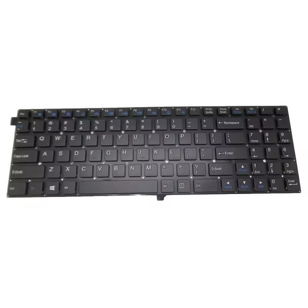 Teclado de laptop para Clevo W550EU W550EU1 MP-12C93US-4303W 6-80-W55S0-010-1 Estados Unidos EUA sem quadro W55S0EU1 W550SU1