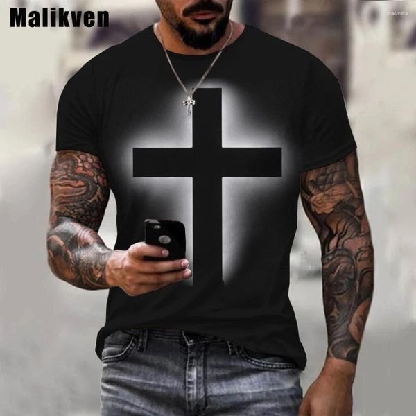 Magliette da uomo l'amore e la redenzione di Dio per il mondo uomini donne t-shirt stampato in 3d jesus cristo croce maglietta casual