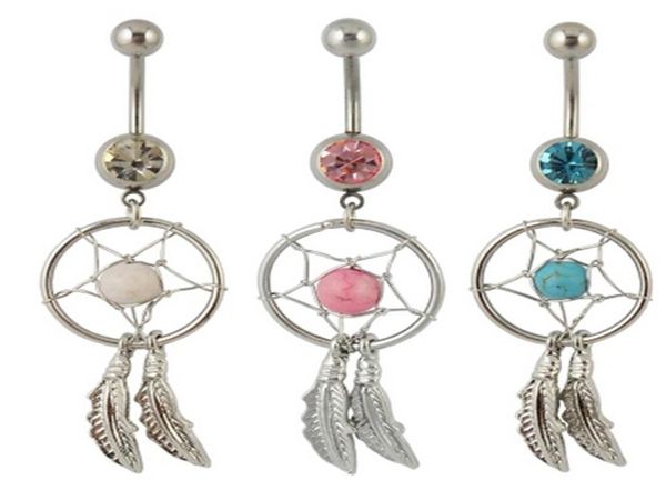 D0008 Dream Belly Navel Button Ring Mix Colors01234561764490