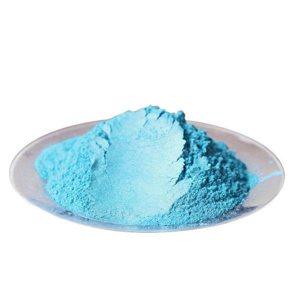 Cosmetici di qualità Grado 500 GBAG in polvere di mica blu lucida per sapone che produce sala da bagno resina epossidica bomba 4624064