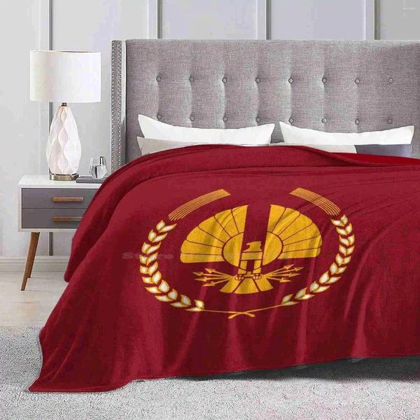 Coperte Panem Logo Stampa ad alta qialità Flanella calda Coppata Logogami Emblema Simbolo Flag Distretto