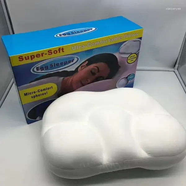 Almofado de partículas de espuma ergonômica 3D travesseiros