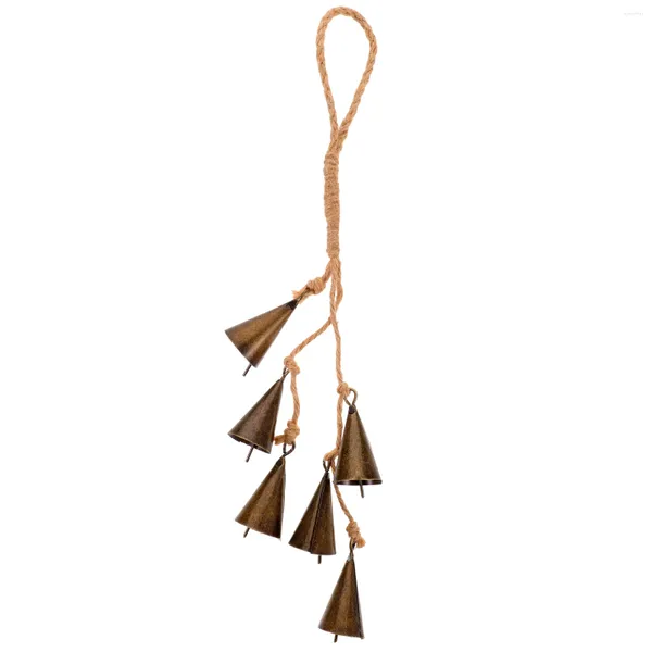 Forniture per feste Witch campanello appeso a vento decorazioni chime decorazioni commemorali campanelli campanelli di ferro windchime ganci di ferro