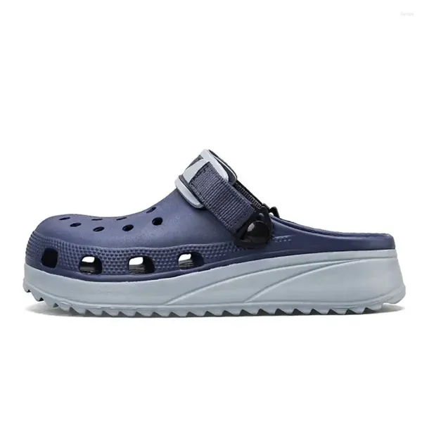 Sandálias Spring-admon com buracos Sapatos de sandálias aquáticas Sapatos de chinelos pretos Sneakers Sport 4yrs a 12yrs Fashion Sneskers
