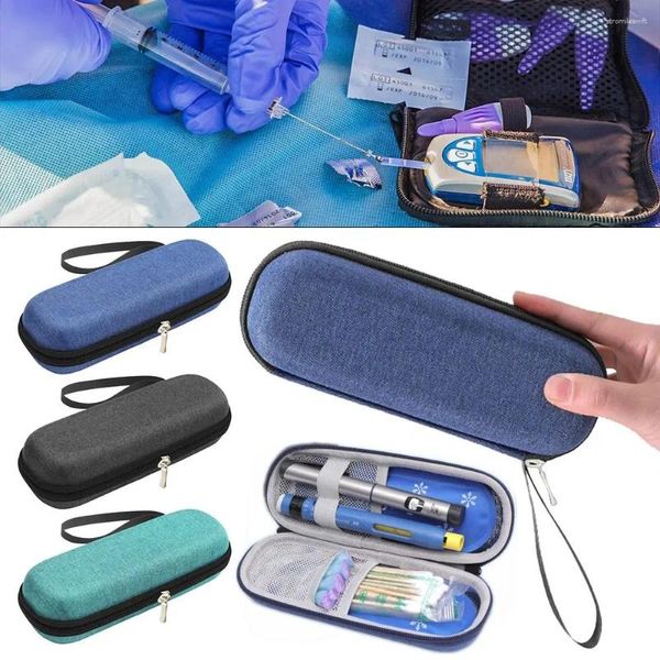 Bolsas de armazenamento portátil térmico isolado sem gel de geladeira case de viagens Medicla Cooler Protector