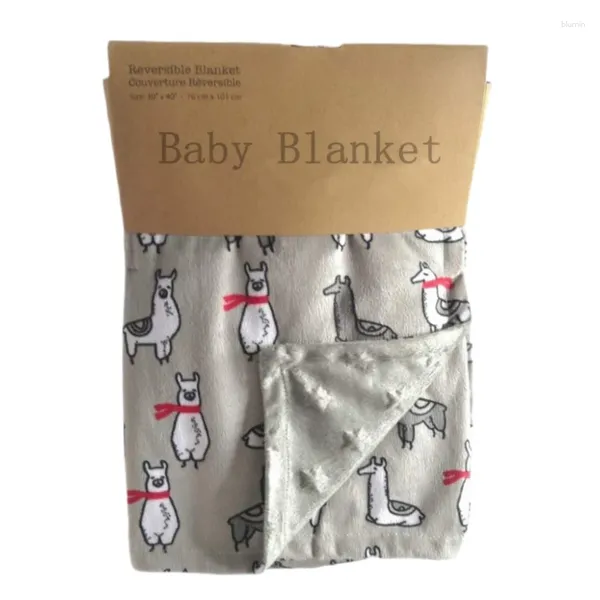 Decken Babydecke wickeln geboren geborene weiche Flanelldecke Bettwäsche Set Kids Star Alpaca Quilt Säugling Swaddle Wrap